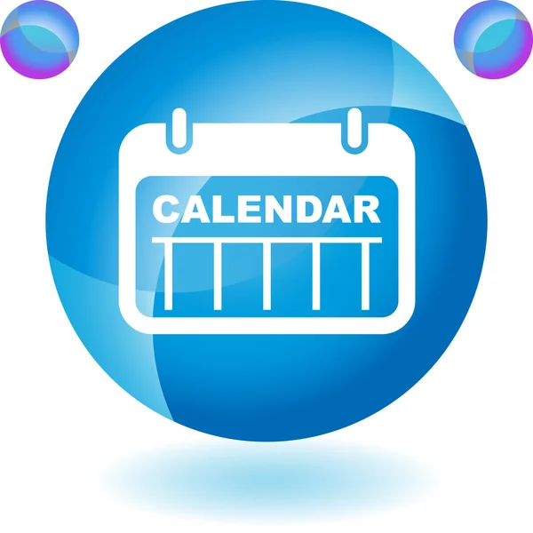 Calendario pluma conjunto — Vector de stock