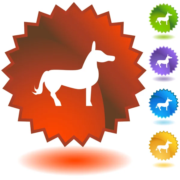 Set de iconos de burro — Archivo Imágenes Vectoriales