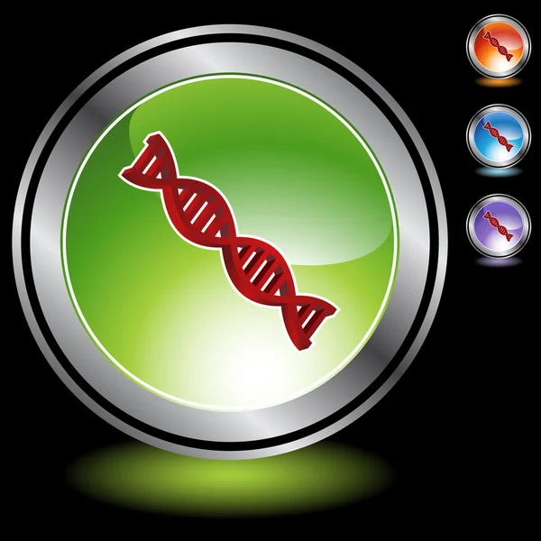 Code génétique icône web — Image vectorielle