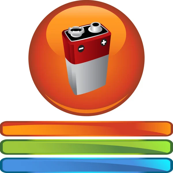 Battery web icon — Stock Vector