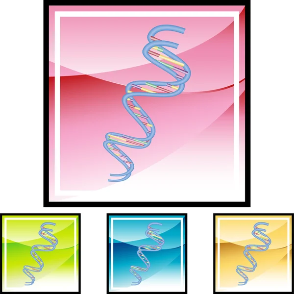Піктограма веб спіраль ДНК — стоковий вектор