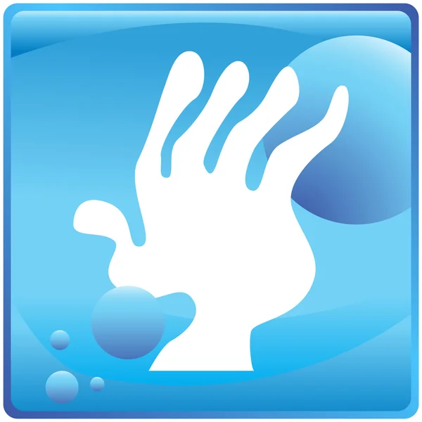 Artritis icono web — Vector de stock