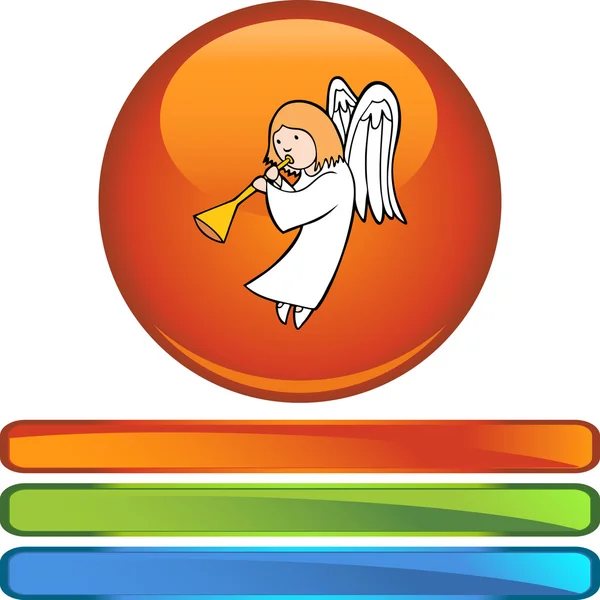 Angel web pictogram — Stockvector