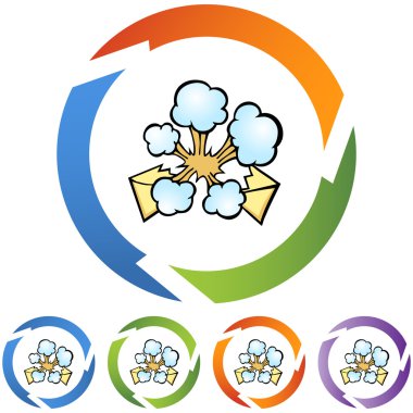 Silinen e-posta web simgesi