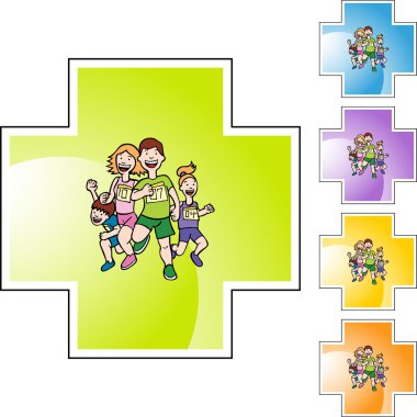Aile çalışan web simgesi