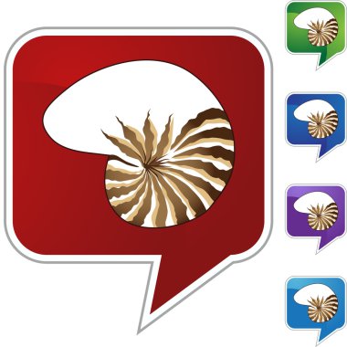 Seashell web simgesi