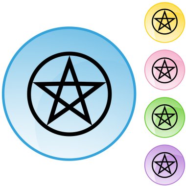 Pentagram düğme simgesi