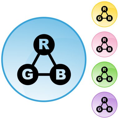 RGB renk tayfı düğmesi