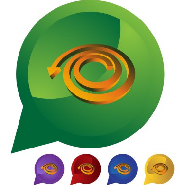 Sarmal ok web simgesi