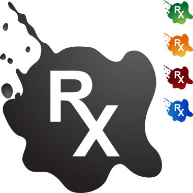 Reçete sembolü kutsal kişilerin resmi düğme