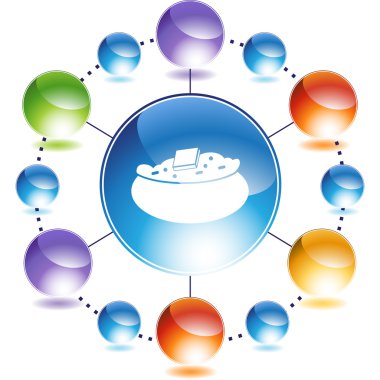 Fırında patates web düğmesi