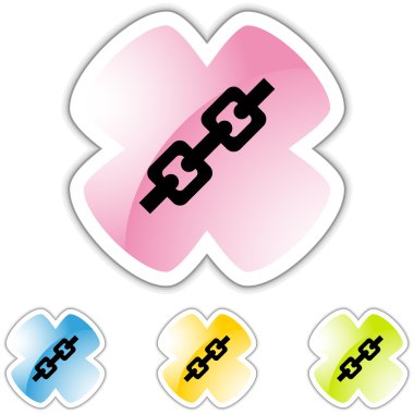 Zincir bağlantı web simgesi