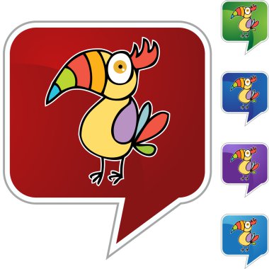 Toucan web düğmesi
