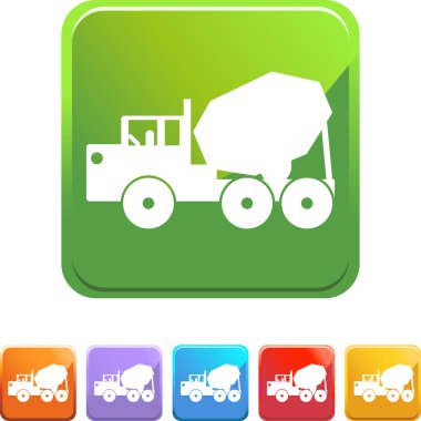 Çimento kamyonu düğmesi