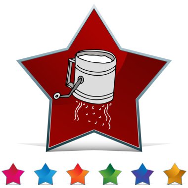 Un elek altı düğme kümesi