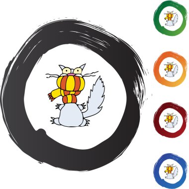 Soğuk kedi web simgesi