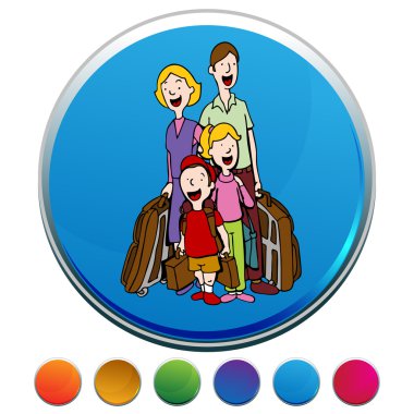 Otel konukları Set düğmesi