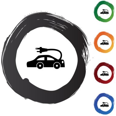 Elektrikli Araba kutsal kişilerin resmi düğme