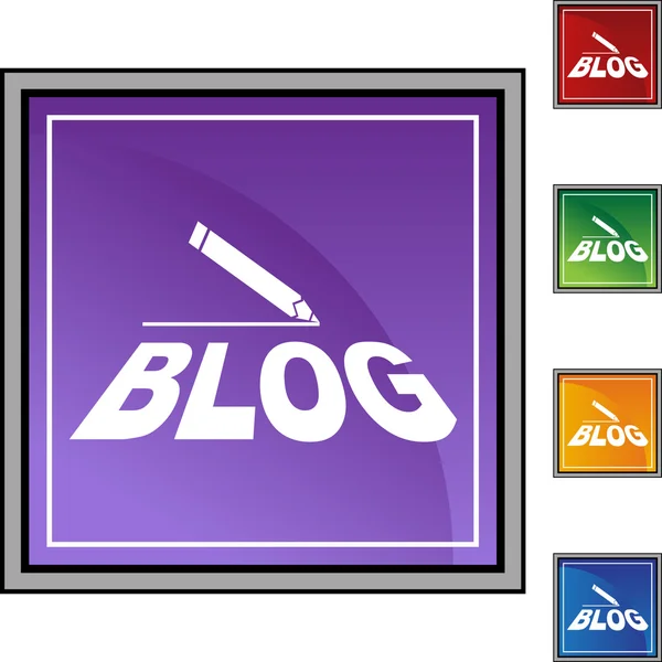 Blog icono web — Archivo Imágenes Vectoriales