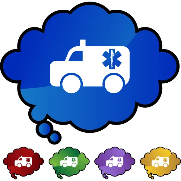 Paramedici web pictogram — Stockvector