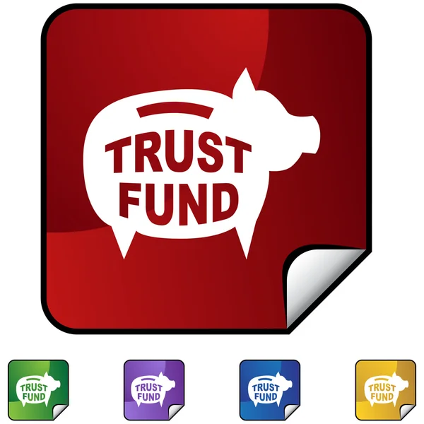 Trust Fund web icon — Stock Vector