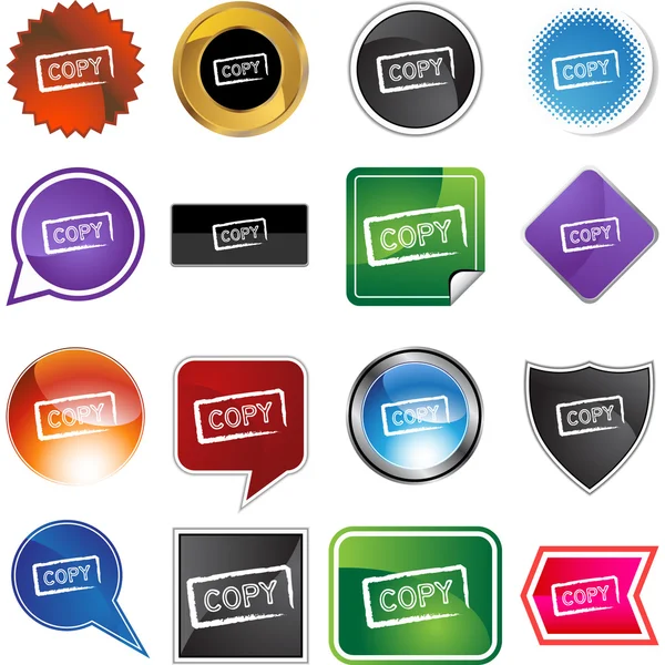 Copy web icon — Stock Vector