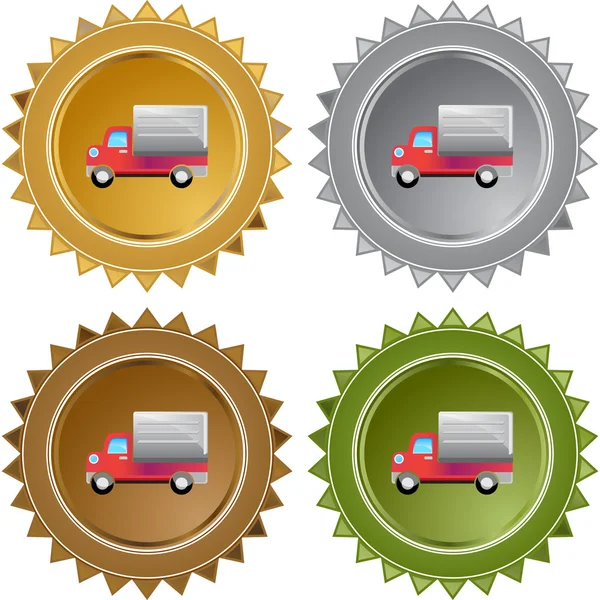 Delivery Truck web icon — Stock Vector