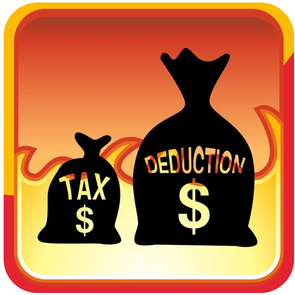 Taxes Money Bag — Stock Vector © cteconsulting 4654567