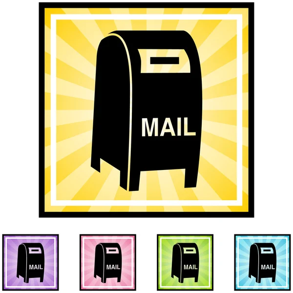 Mailbox web icon — Stock Vector