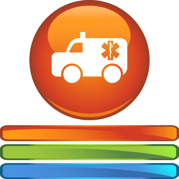 Web-Ikone der Sanitäter — Stockvektor