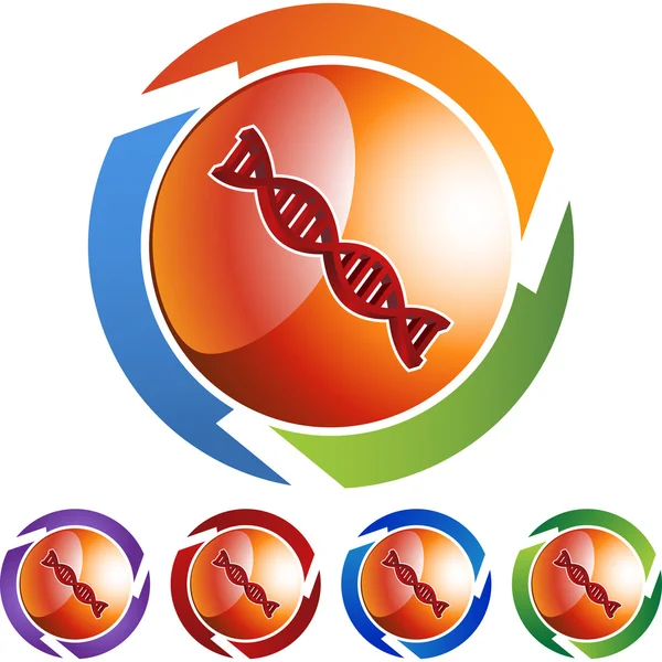 Genetic Code web icon — Stock Vector