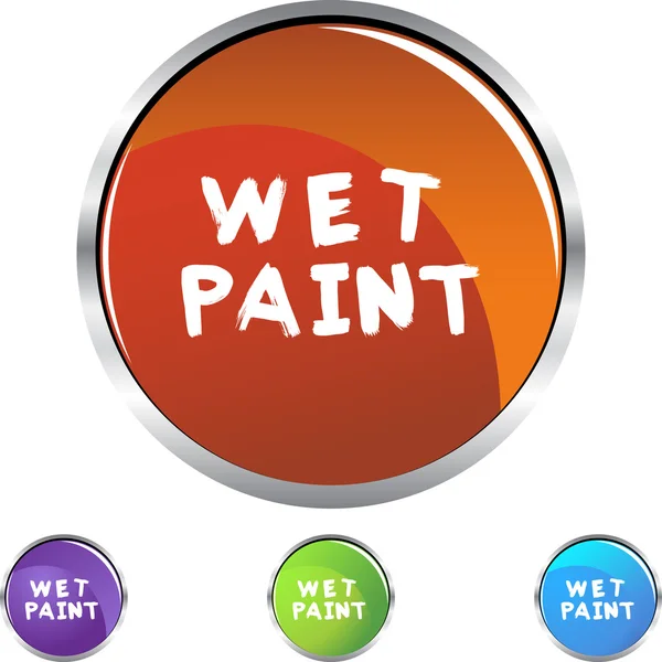 Мокрые краски — стоковый вектор
