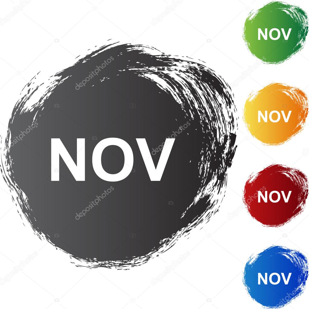 November web button
