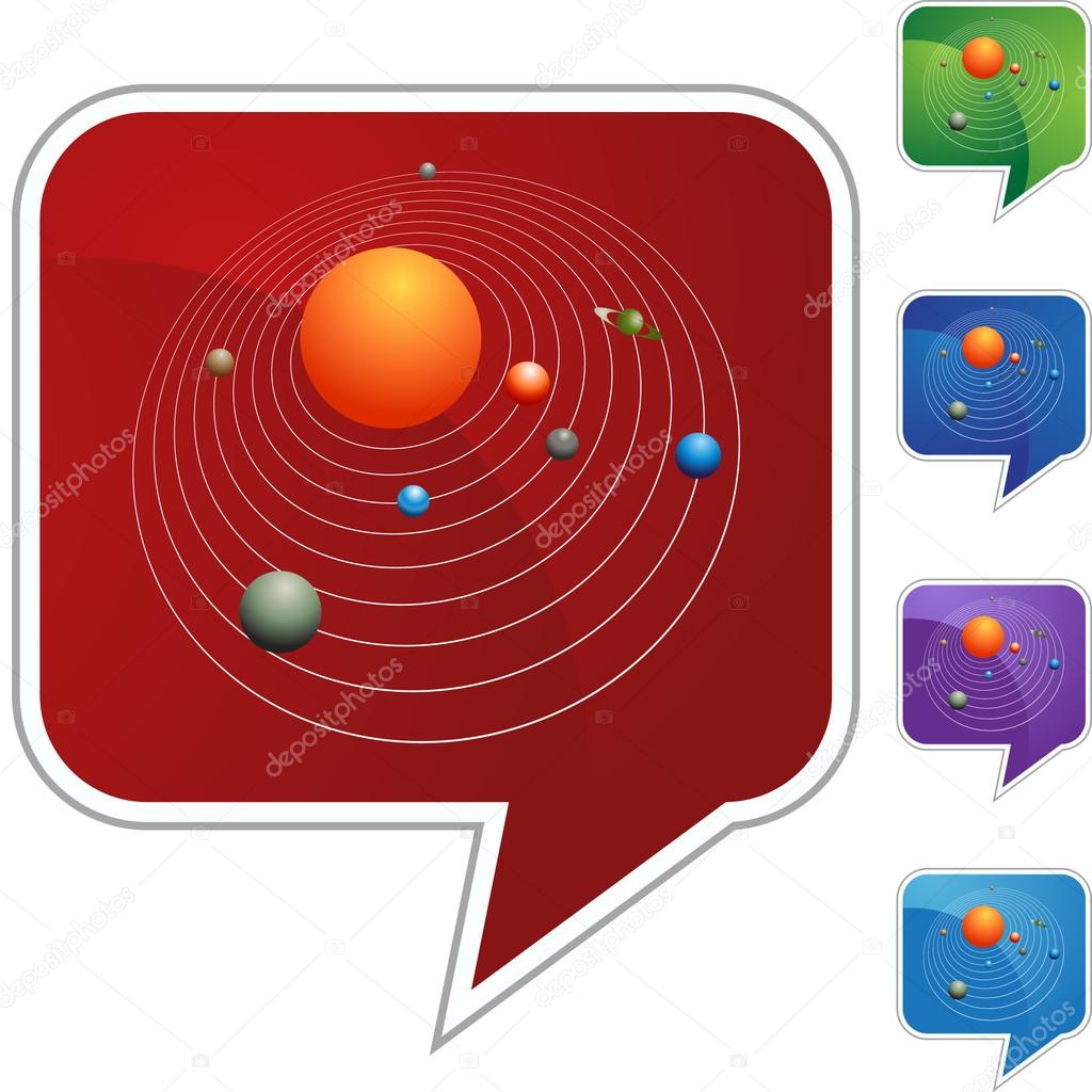 Solar System web icon