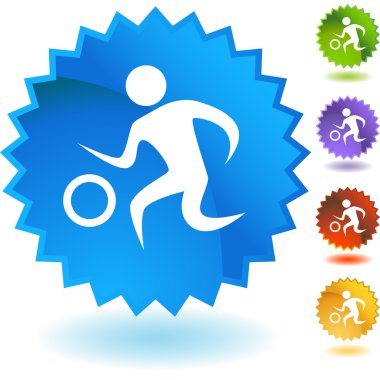 Basketbol oyuncu web simgesi