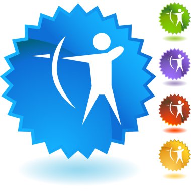 Okçuluk spor web simgesi
