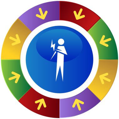 Kol ağrısı olan bir adam.