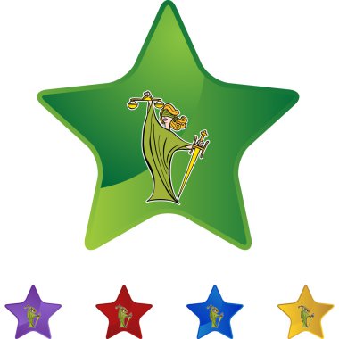 Adalet kutsal kişilerin resmi düğme