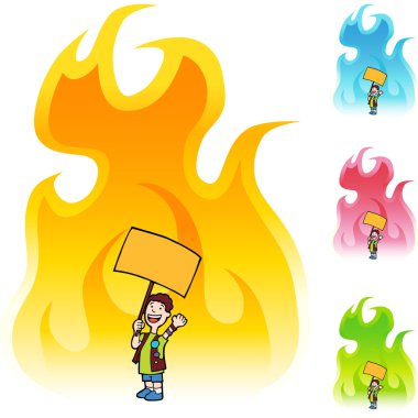 Web simgesi protesto