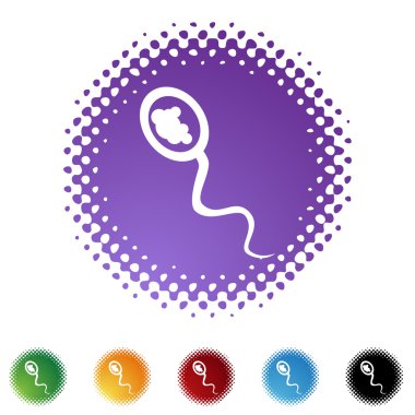 Sperm hücresi web düğmesi