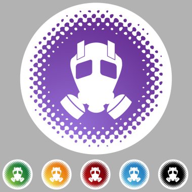 Gaz maskesi web düğmesi