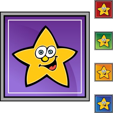 Yıldız yüz web simgesi