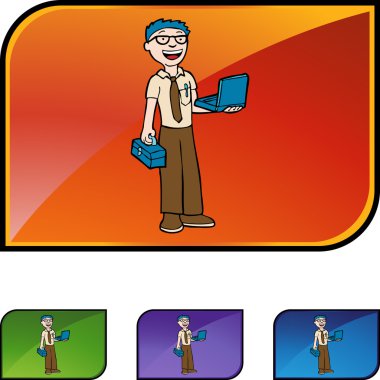 Bilgisayar onarım web simgesi