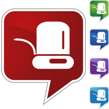 Kâğıt şerit web düğmesi