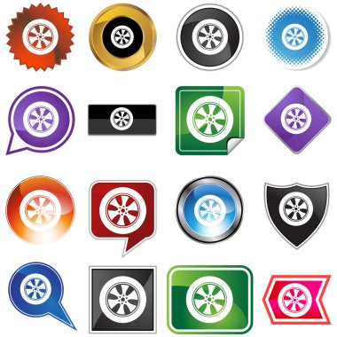 Özel lastik jant simge