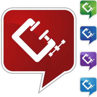 Kelepçe aracı düğmesini