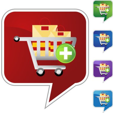 Add Cart web icon clipart