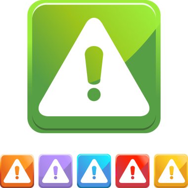 Uyarı işareti web düğmesi