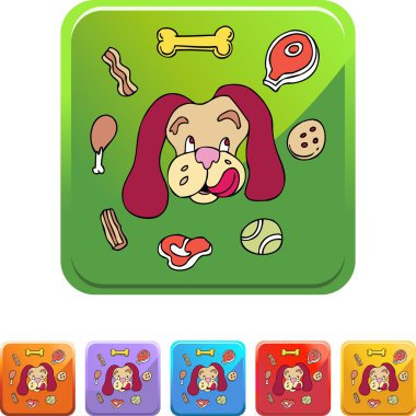 Köpek muamele etmek web simgesi