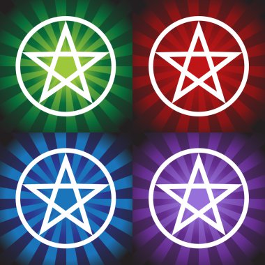 Pentagram düğme simgesi